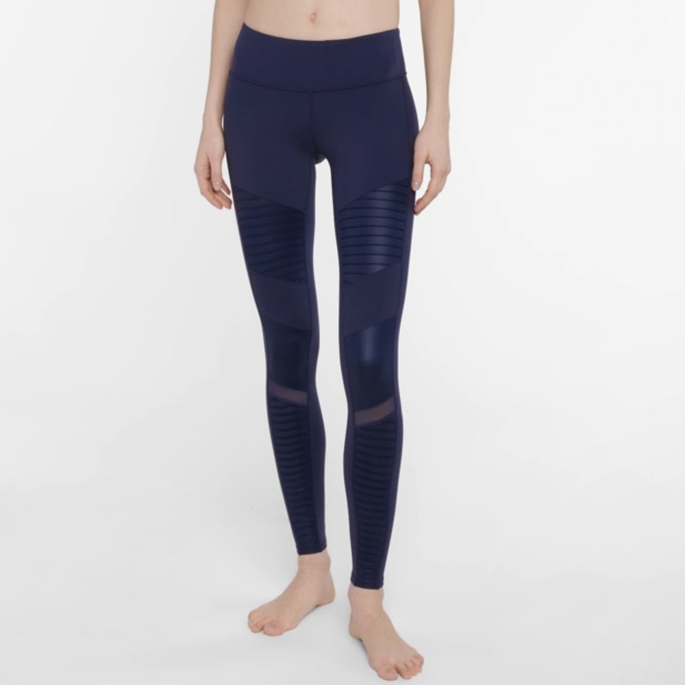 Alo Yoga Moto high-rise leggings Size M